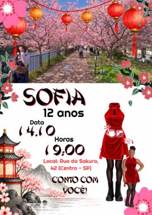 Convite Animado Japão: Vire a Personagem com Foto IA Editável