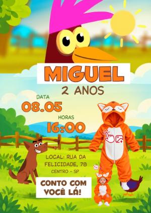 Convite Animado Zooparky: Vire uma Raposa com sua Foto IA!
