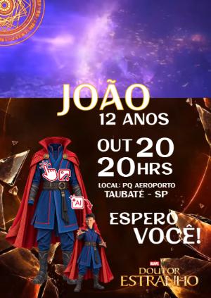 Convite Animado Doutor Estranho: Vire o Herói com sua Foto IA