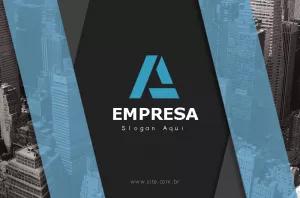 Cartão de Visita Corporativo Moderno para Editar Online