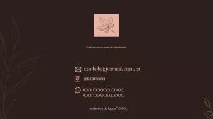 Cartão de Visita Digital Vestuário Elegante para Editar Online