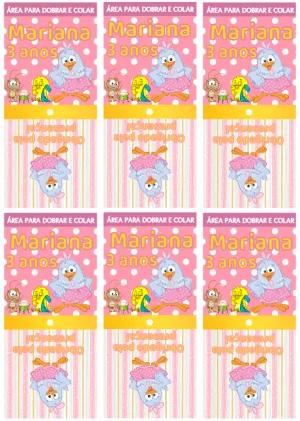 Capa para Pirulito Galinha Pintadinha Aniversário para Editar
