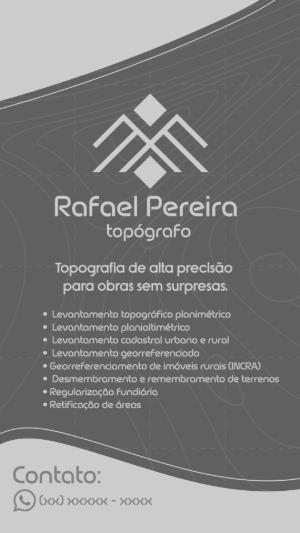Cartão de Visita Topografia Profissional para Editar Online