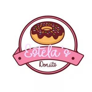 Logo de Doceria com Donut para Editar Online