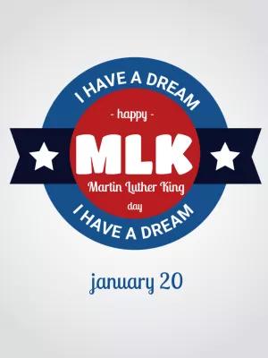 MLK Day Commemorative Post Template to Edit Online