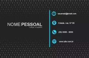 Cartão de Visita Moderno e Profissional para Editar Online