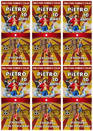 Capa para Pirulito One Piece para Editar e Imprimir Online