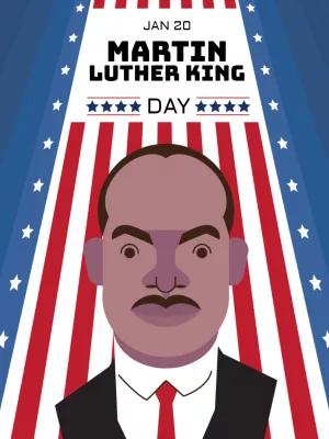 Editable Martin Luther King Day Post to Customize Online