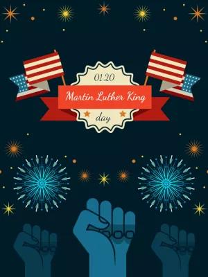 Martin Luther King Day Commemorative Post to Edit Online