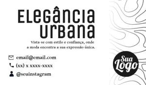 Cartão de Visita Moderno e Elegante para Editar Online