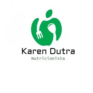 Logo Nutricionista com Maçã para Editar Online