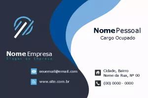 Cartão de Visita Abstrato para Empresas para Editar Online