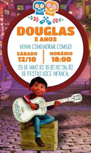 Convite Aniversário Viva a Vida é uma Festa para Editar Online