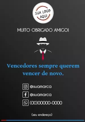 Cartão de Agradecimento Elegante para Editar Online