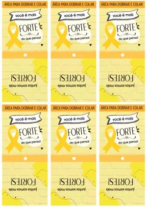 Capa para Pirulito Setembro Amarelo para Editar Online