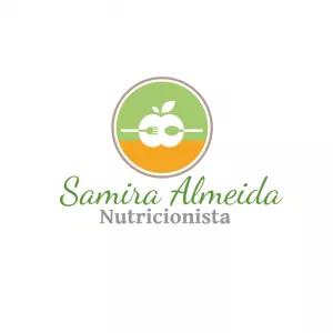 Logo Nutricionista com Maçã para Editar Online