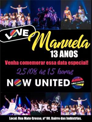 Convite de Aniversário Now United com Foto para Editar Online
