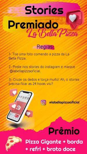 Post de Sorteio para Pizzaria: Crie sua Arte Editável Online