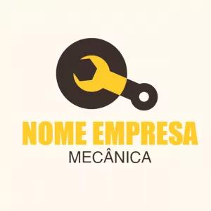 Logo para Oficina Mecânica com Ferramenta para Editar