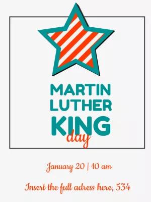 Editable Martin Luther King Day Template for Social Media