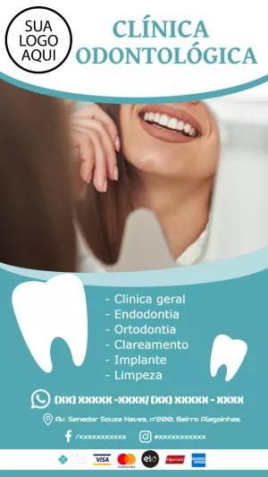 Flyer Editável para Clínica Odontológica: Crie o Seu Online