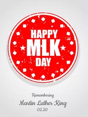 Editable MLK Day Post Template to Customize Online