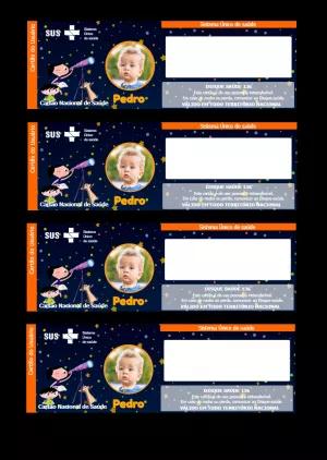 Cartão do SUS Show da Luna Personalizado para Editar Online