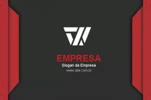 Cartão de Visita Abstrato e Corporativo para Editar Online