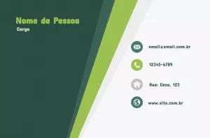 Cartão de Visita Profissional Moderno para Editar e Imprimir