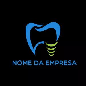 Logo para Dentista com Implante para Editar Online
