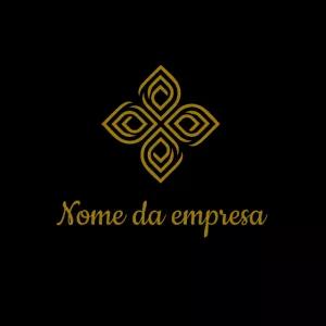 Logo Abstrato Dourado e Elegante para Editar Online