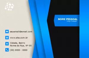 Cartão de Visita Abstrato e Moderno para Editar Online