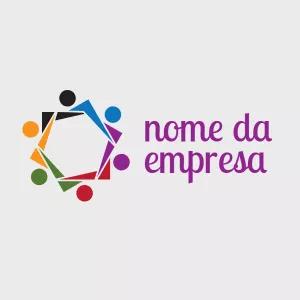 Logotipo Abstrato Colorido de União para Editar Online