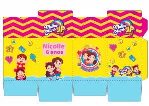Caixa Milk Maria Clara e JP Editável Online para Imprimir