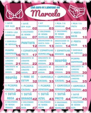 Cartela Chá Rifa de Lingerie com Design Elegante para Editar Online