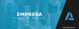 Banner Corporativo Abstrato para Editar Online
