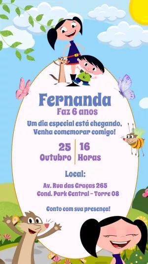Convite de Aniversário O Show da Luna para Editar Online