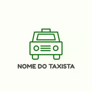 Logo para Taxista e Motorista de App Editável Online