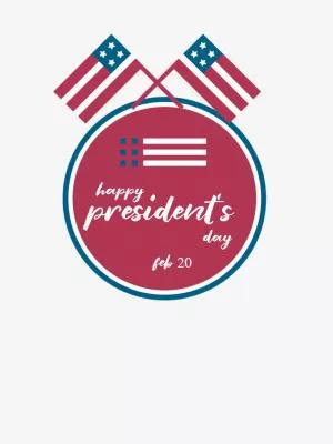 President's Day Post Template to Edit Online