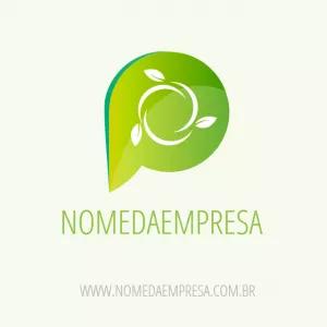 Logo Natureza Editável com Folhas para Sua Empresa Criar Online