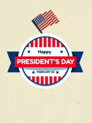 President's Day Patriotic Post Template to Edit Online