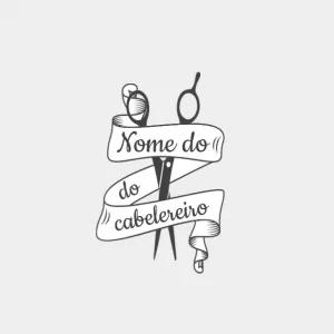 Logo para Cabeleireiro com Tesoura para Editar Online
