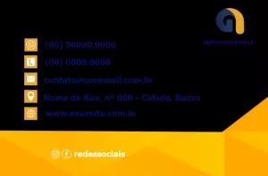 Cartão de Visita Moderno e Abstrato Editável Online