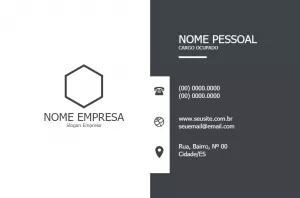 Cartão de Visita Profissional Moderno para Editar Online