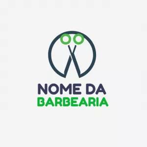 Logo para Barbearia Profissional para Editar Online