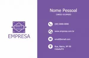 Cartão de Visita Profissional de Massas para Editar Online