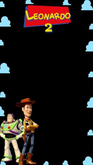 Moldura para Stories Toy Story com Woody e Buzz Editável