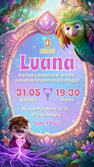 Convite Digital Aniversário Como Mágica Editável
