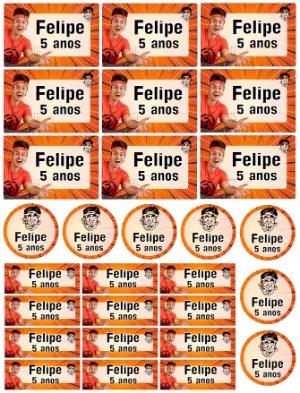 Etiquetas Escolares Enaldinho Youtuber