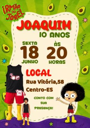 Convite Irmão do Jorel: Vire o Personagem com Sua Foto IA